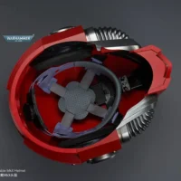 the inside of Action Figure Helmet - Blood Angels MkX 1 1 Life-Size Wearable Replica - JOYTOY Warhammer 40K rectangle image The Inside Of Action Figure Helmet Blood Angels Mkx 1 1 Life Size Wearable Replica Joytoy Warhammer 40k Rectangle Image