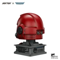 the left back of Action Figure Helmet - Blood Angels MkX Helmet & Display Stand 1 1 Life-Size Wearable Replica - JOYTOY Warhammer 40K in white background The Left Back Of Action Figure Helmet Blood Angels Mkx Helmet & Display Stand 1 1 Life Size Wearable Replica Joytoy Warhammer 40k In White Background