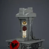 the left front of the display stand of Action Figure Helmet - Blood Angels MkX Helmet 1 1 Life-Size Wearable Replica - JOYTOY Warhammer 40K rectangle image The Left Front Of The Display Stand Of Action Figure Helmet Blood Angels Mkx Helmet 1 1 Life Size Wearable Replica Joytoy Warhammer 40k Rectangle Image