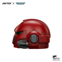 the left of Action Figure Helmet - Blood Angels MkX 1 1 Life-Size Wearable Replica - JOYTOY Warhammer 40K in white image The Left Of Action Figure Helmet Blood Angels Mkx 1 1 Life Size Wearable Replica Joytoy Warhammer 40k In White Image
