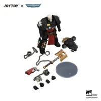 the parts of Action Figure - Black Templars Execrator 2 with Crozius Arcanum and Absolvor Bolt Pistol 1 18 - JOYTOY Warhammer 40K in white background The Parts Of Action Figure Black Templars Execrator 2 With Crozius Arcanum And Absolvor Bolt Pistol 1 18 Joytoy Warhammer 40k In White Background