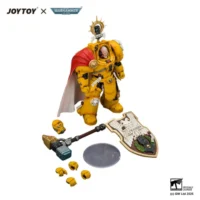 the parts of Action Figure - Imperial Fists Darnath Lysander with Thunder Hammer and Storm Shield 1 18 - JOYTOY Warhammer 40K in white background The Parts Of Action Figure Imperial Fists Darnath Lysander With Thunder Hammer And Storm Shield 1 18 Joytoy Warhammer 40k In White Background